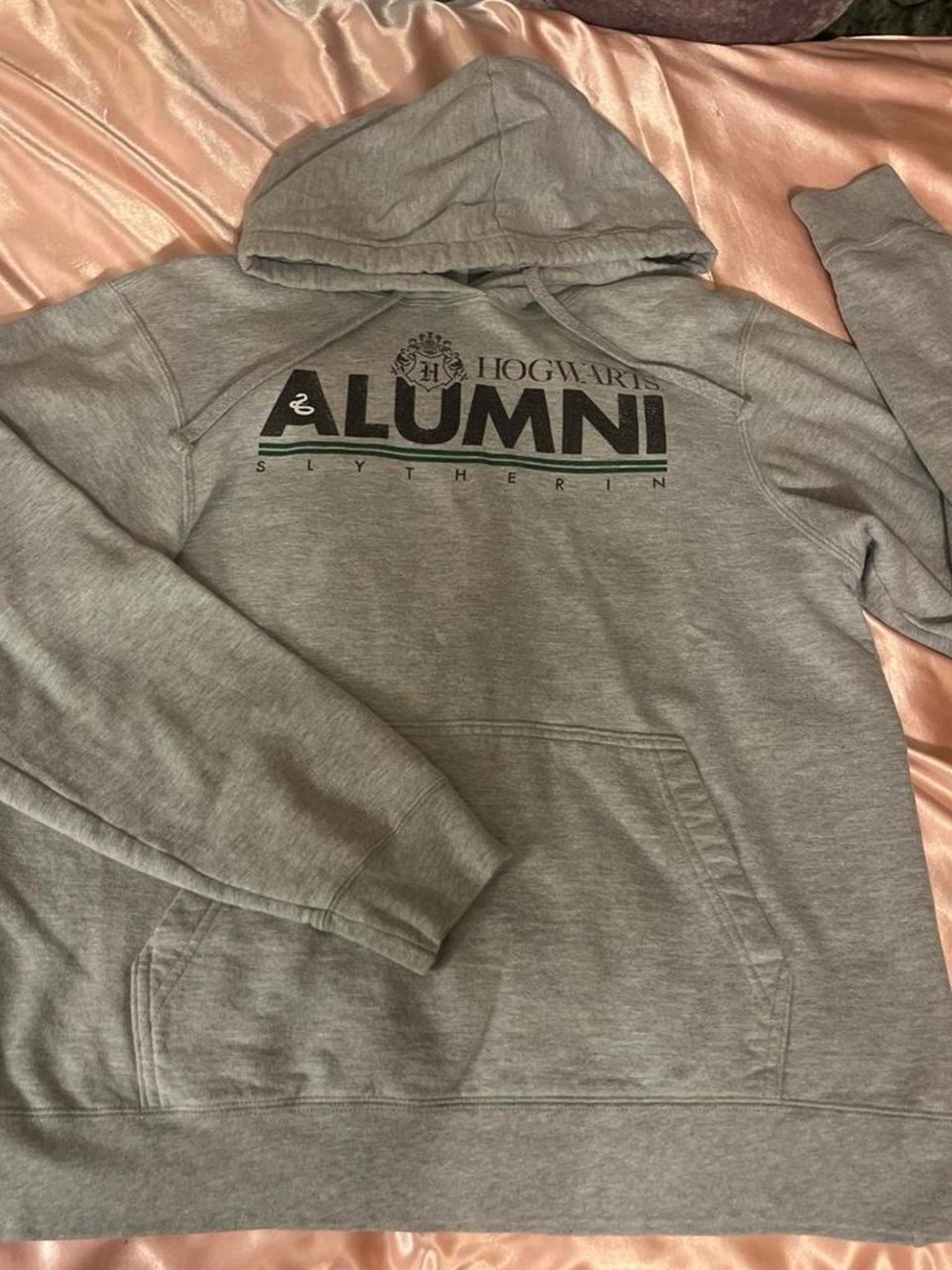 Hogwarts Slytherin Alumni Gray Crew Sweatshirt Hoodie